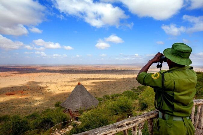 Kenia Safari Lumo Ranger Ausblick