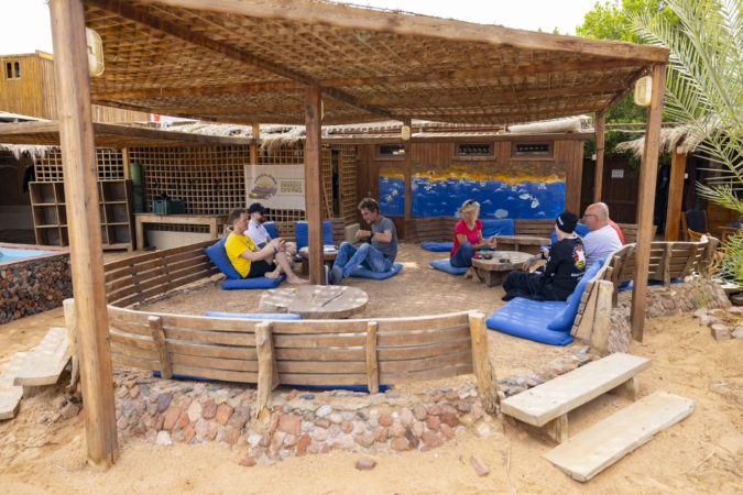 Lounge der Tauchbasis