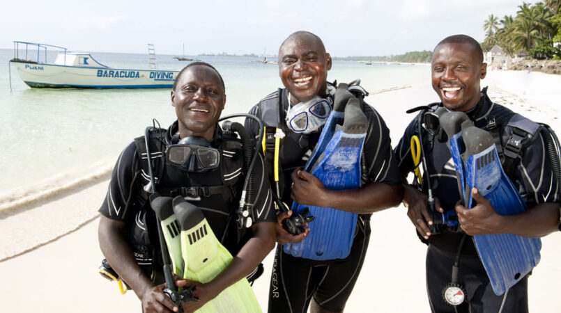 Tauchen Kenia Baracuda Diving Team