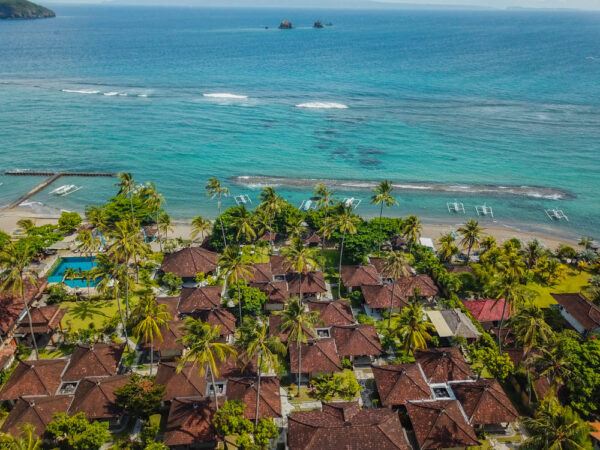 Puri Bagus Candidasa Resort Bali von oben