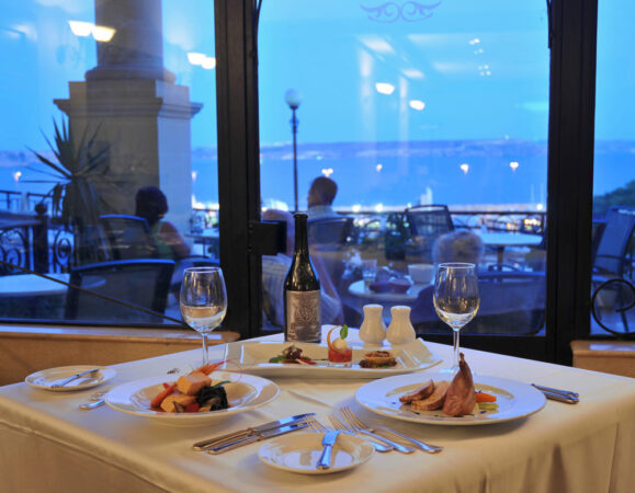 Grand Hotel Gozo Restaurant Abendessen