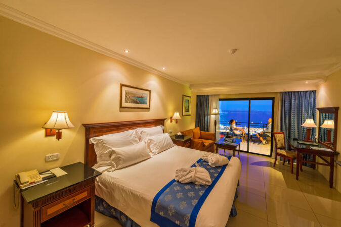Grand Hotel Gozo Terrasse Superior Zimmer Meerblick