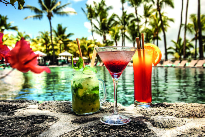 Mauricia Beachcomber Resort Pool Cocktails