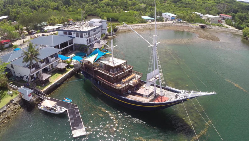 Yap Divers und Manta Ray Bay Resort Anlage