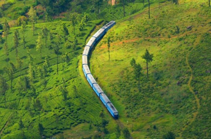 Sri Lanka Zugfahrt