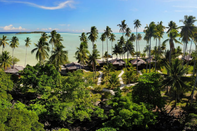 Indonesien Maratua Atoll Nunukan Island Resort Insel