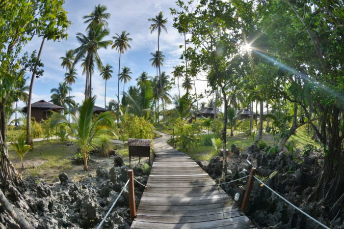 Indonesien Maratua Atoll Nunukan Island Resort Insel
