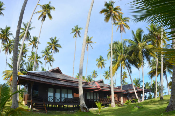 Indonesien Maratua Atoll Nunukan Island Resort Gartenbungalow