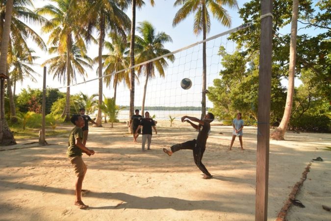 Nabucco Island Maratua Atoll Volleyball