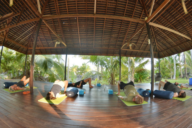 Virgin Cocoa Indonesien Maratua Atoll Yoga