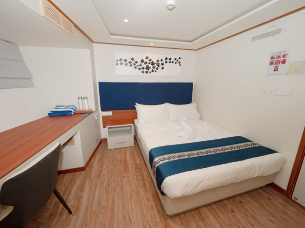 Tauchsafari Schiff Malediven Eco Pro Seascape Doppelbett Kabine