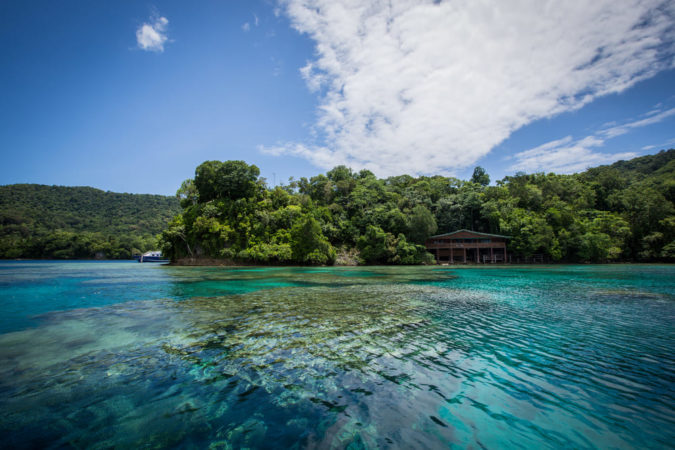 Tawali Resort Papua Neuguinea hausriff
