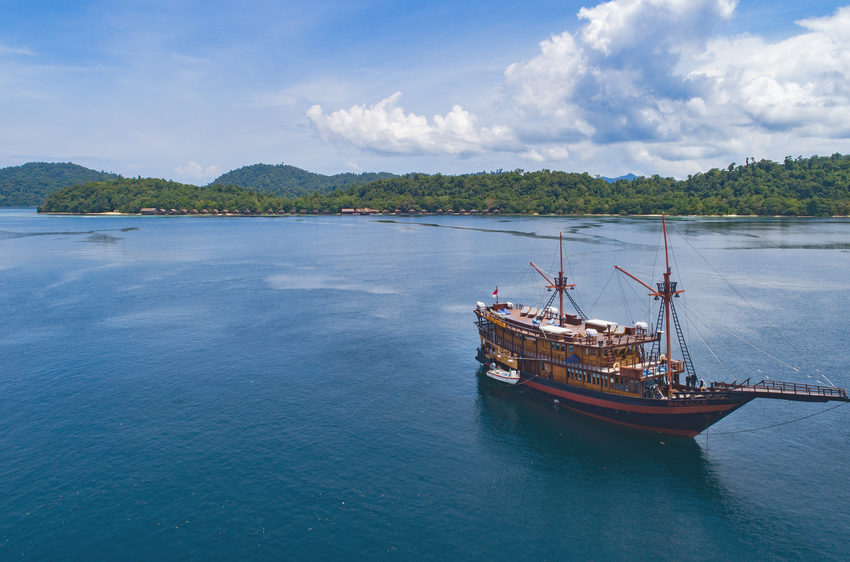 Tauchsafari Schiff Malaillo Ansicht